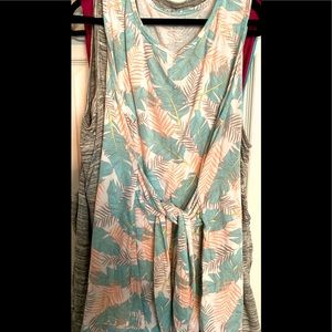 French Terry tie nursing top